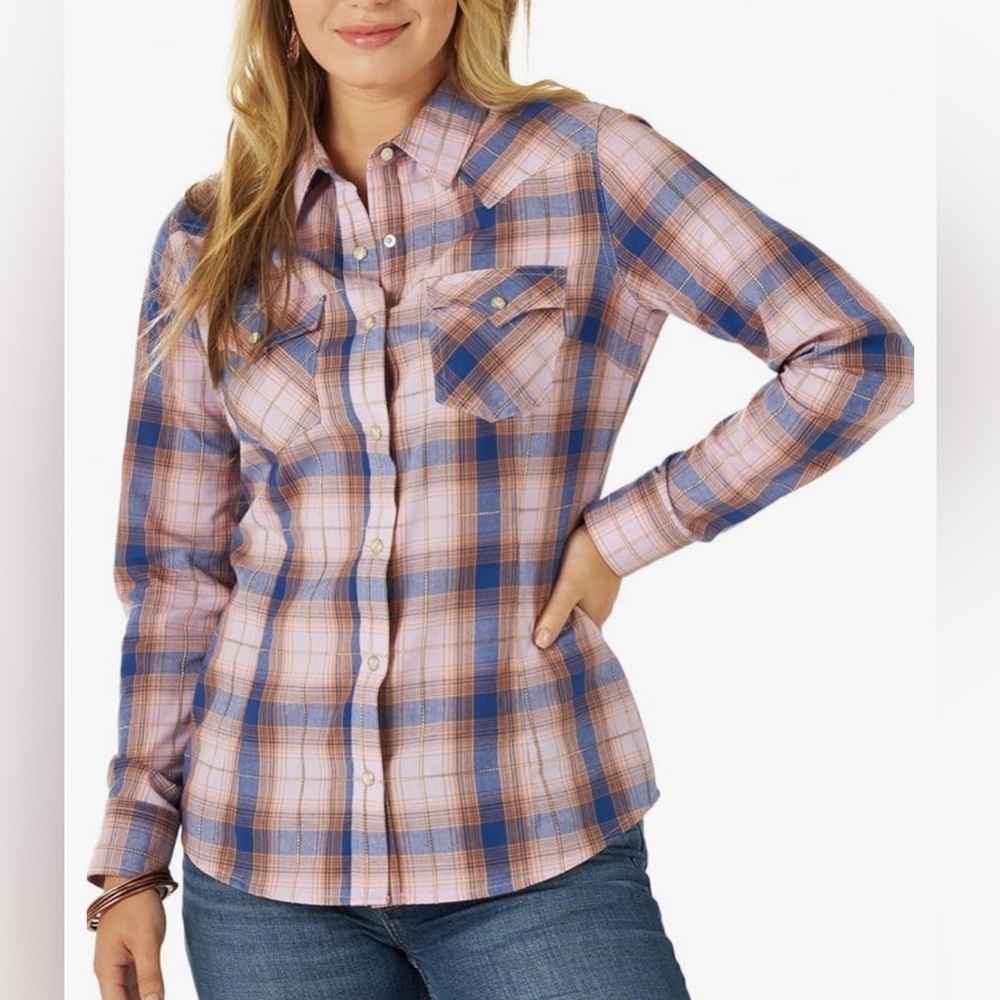 Wrangler Retro snap front shirt M